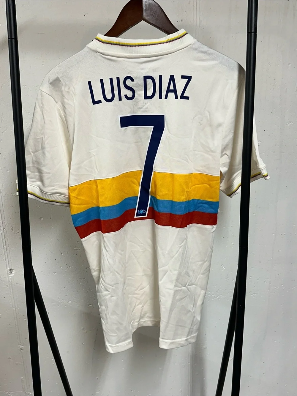 Luis Diaz #7 Colombia 100 Years Jersey US Size M